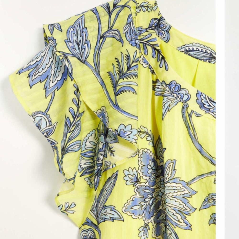 Host Pick 💫Trellis Garden Ruffle MIDI Dress S XL - Picture 2 of 11